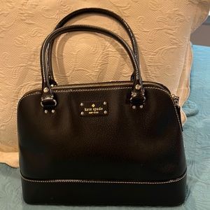 Black Kate Spade leather bag
